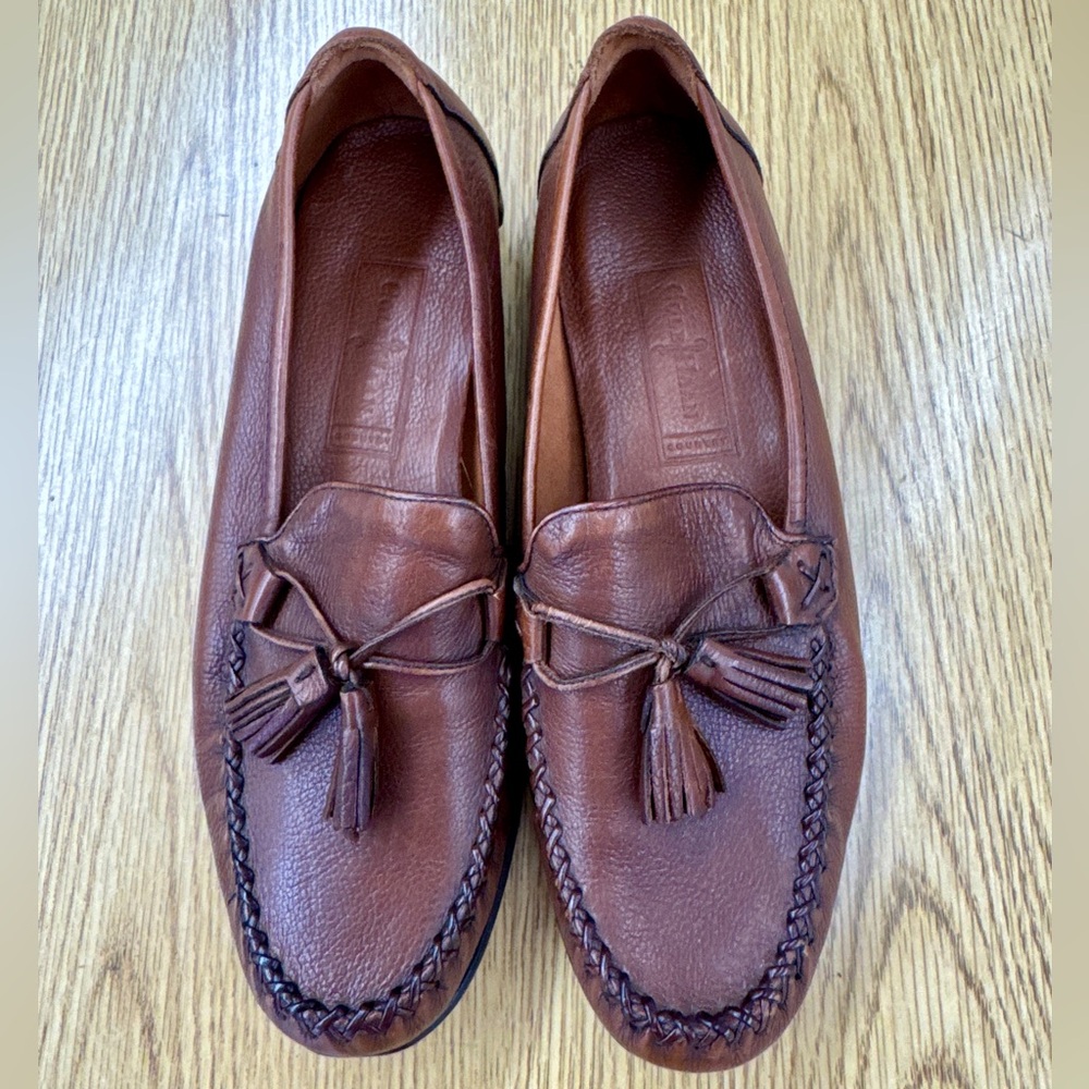 Cole Haan Women’s Genuine Leather Country Tassel Loafers Hand-sewn Moccasin 8B